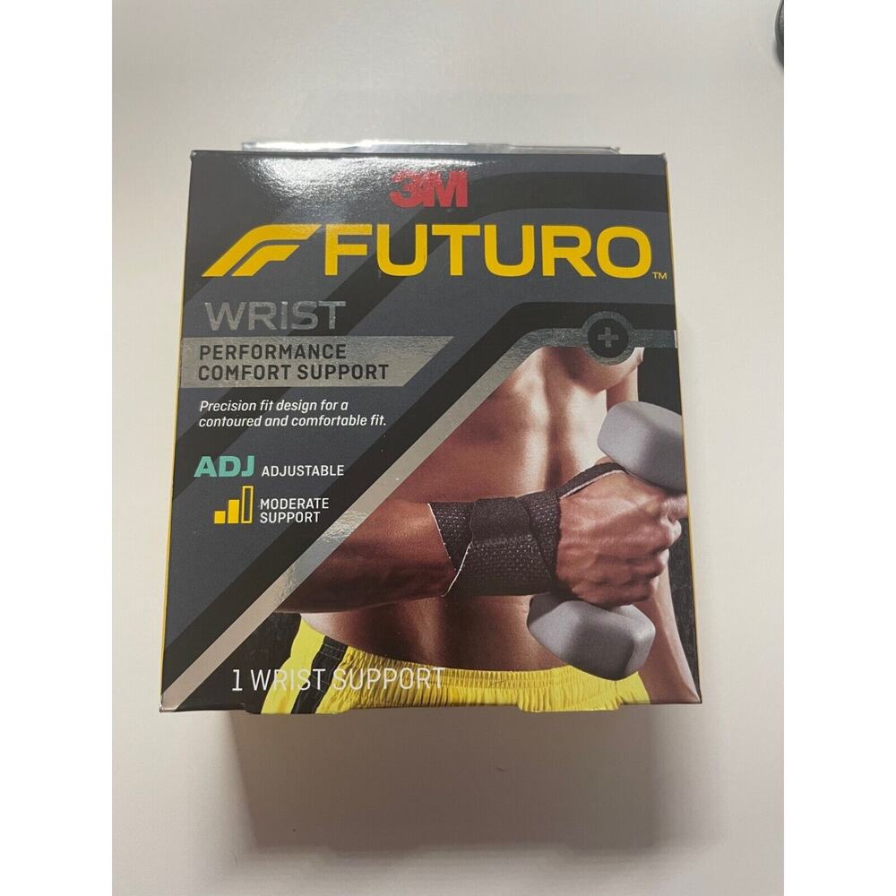 FUTURO Wrist Performance comfort support Adjustable 3M NEW BLACK GYM WORK OUT